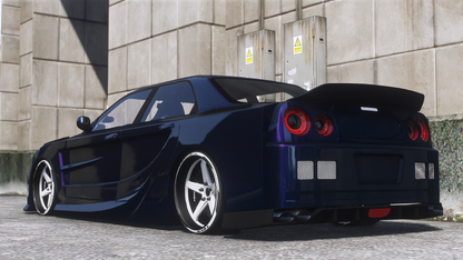 Nissan ER34 Abflug