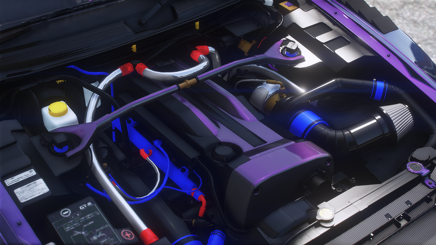 Nissan ER34 Abflug