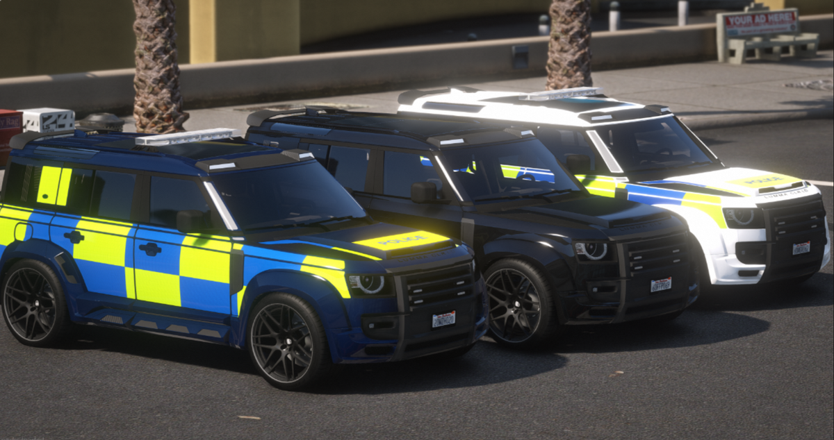 [Police] ELS 2023 Land Rover Defender Marked/Unmarked PACKAGE – PolyFex